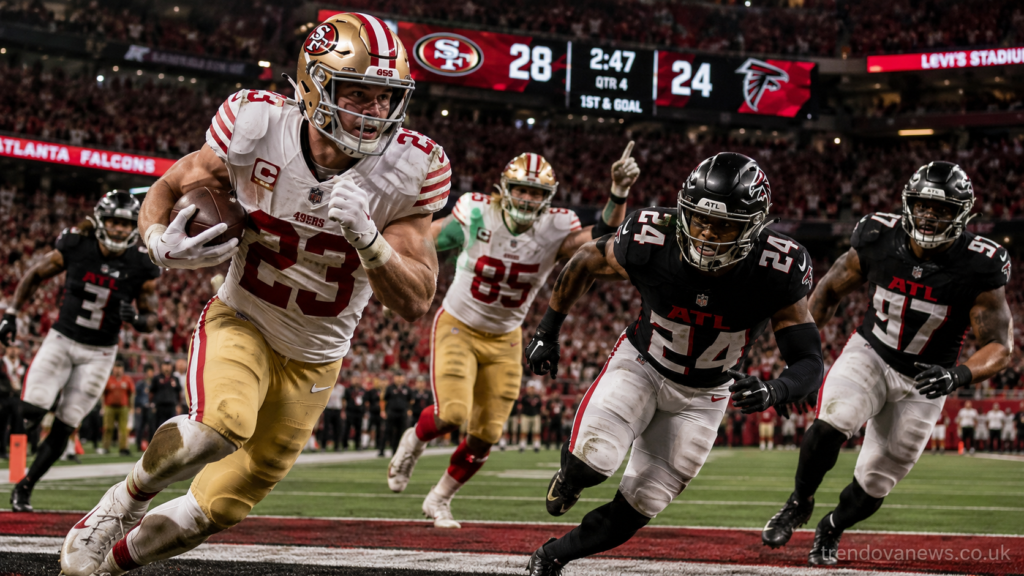 49ers vs atlanta falcons match player stats