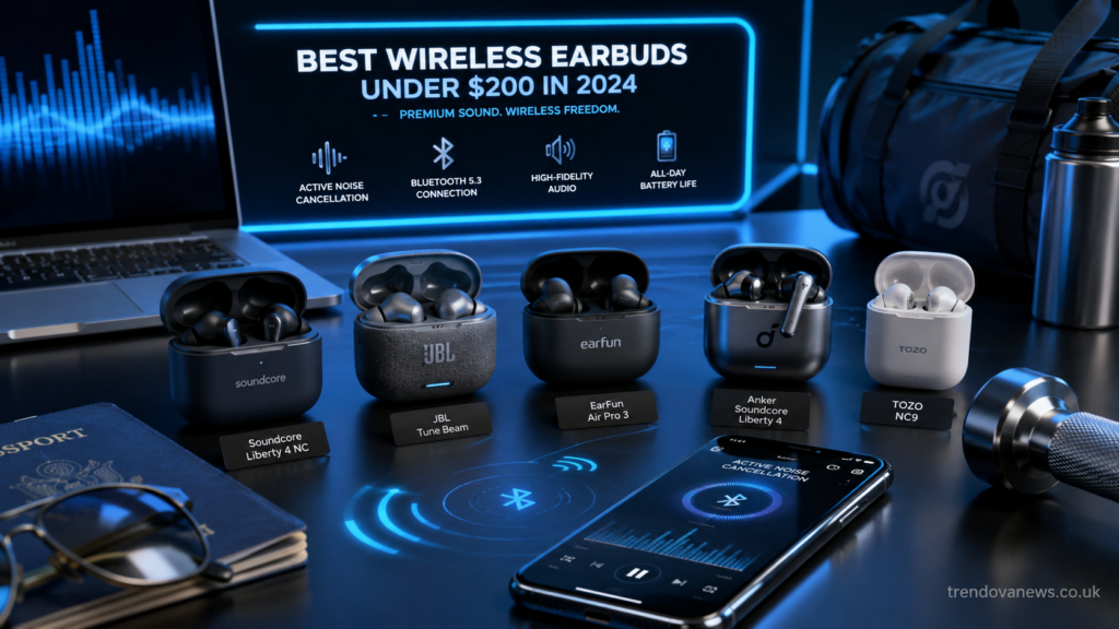 best wireless earbuds under 200 dollars 2024