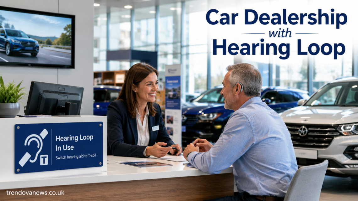 car dealership with hearing loop